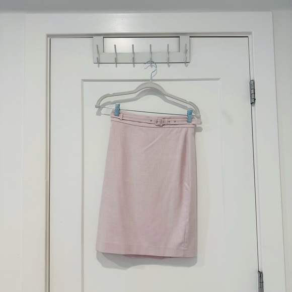 NWOT Ann Taylor Elegant Soft Pink Tweed Women's Skirt